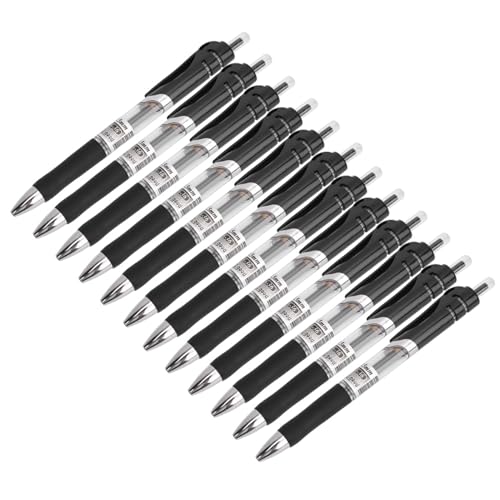 Cocoarm Komfortable Carbon -Carbon -Gel Set, Elegantes 12 pc stationärer Werkzeug mit Einer Spitze von 0,5 Mm, Einem Langlebigen und Prächtigen Stift für das Büro des Büros (BLACK) von Cocoarm
