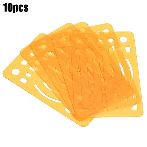 Cocoarm Löschen Sie das Ultradünne Schildmodell Nachhaltiges Zeichnen für 10pcs 27-Loch (ORANGE) von Cocoarm