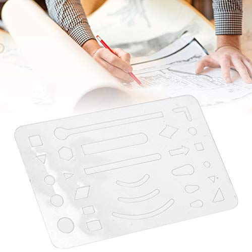 Cocoarm Löschen Sie das Ultradünne Schildmodell Nachhaltiges Zeichnen für 10pcs 27-Loch (Transparent) von Cocoarm