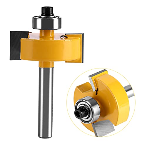 Cocoarm Router-Bit für Holzbearbeitung 1/4 Schaft-Kaninchen-Bit mit 6 Lagern Mehrzweck für MDF Massivholz Sperrholzholz Hitzebeständige Beschichtung Stabil Langlebig Cocoarm Router-Bit für Holzbearbeitung 1/4 Schaft-Kaninchen-Bit mit 6 Lagern Mehrzweck für MDF Massivholz Sperrholzholz Hitzebeständige Beschichtung Stabil Langlebig von Cocoarm