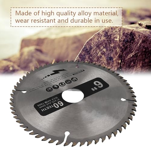 Cocoarm Schaufel/Flügel aus Kreislegierungssäge, 60 Zähne -Schneidscheiben für Holz, Verbesserung der Schnitteffizienz, Geeignet für Metall und Nicht -färtiges Holz Cocoarm Schaufel/Flügel aus Kreislegierungssäge, 60 Zähne -Schneidscheiben für Holz, Verbesserung der Schnitteffizienz, Geeignet für Metall und Nicht -färtiges Holz von Cocoarm