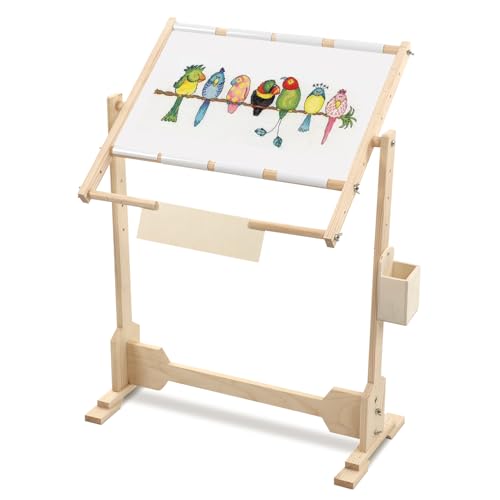 Cocoarm Stickvorrichtung aus Holz, Kreuzstich-Rahmen 80 cm von Cocoarm