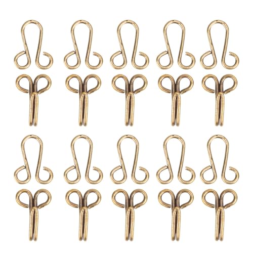 Cocoarm Unterwäsche Metallhaken, 10 Prozent BH -Befestigungselemente Pelzka Haken Förderer für Pullover über Mantel Hochwertiger (Schnallen Sie den Bronzkragenhaken mit einem Durchmesser von 2,8 cm Cocoarm Unterwäsche Metallhaken, 10 Prozent BH -Befestigungselemente Pelzka Haken Förderer für Pullover über Mantel Hochwertiger (Schnallen Sie den Bronzkragenhaken mit einem Durchmesser von 2,8 cm von Cocoarm