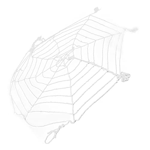 Cocoarm Weißes Spinnennetz, 3,6 M, Perfekte Halloween-Dekoration, Baumwollmaterial, Wiederverwendbar, Partyhof für Drinnen und Draußen Cocoarm Weißes Spinnennetz, 3,6 M, Perfekte Halloween-Dekoration, Baumwollmaterial, Wiederverwendbar, Partyhof für Drinnen und Draußen von Cocoarm