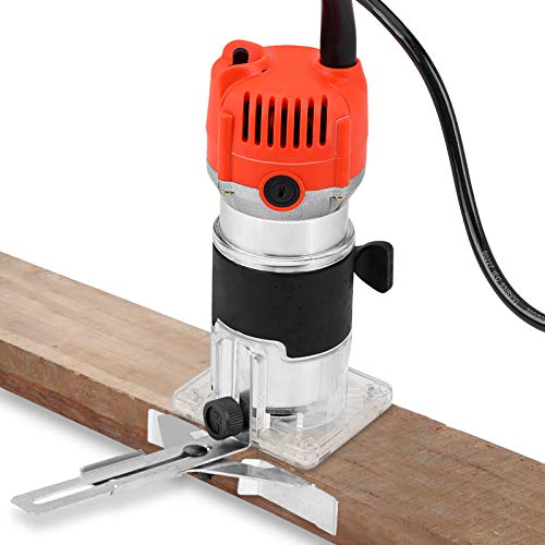 Oberfräse Multifräse Trimmer Kantenfräse 580W Holzfräse Elektrische Handschneider Einhandfräse Fräse 6,35 mm Multifunktionsfräse Hand Routing Fräsen Trimmfräser 30000 U/min für Trimmen Schlitzkerben Oberfräse Multifräse Trimmer Kantenfräse 580W Holzfräse Elektrische Handschneider Einhandfräse Fräse 6,35 mm Multifunktionsfräse Hand Routing Fräsen Trimmfräser 30000 U/min für Trimmen Schlitzkerben von Cocoarm