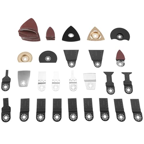 Sägeblätter Kit 100 Stk Oszillierendes Zubehör Set Multifunktionswerkzeug Zubehör Sägeblatt Oszillierendes Zubehör Set Multitool Werkzeug von Cocoarm