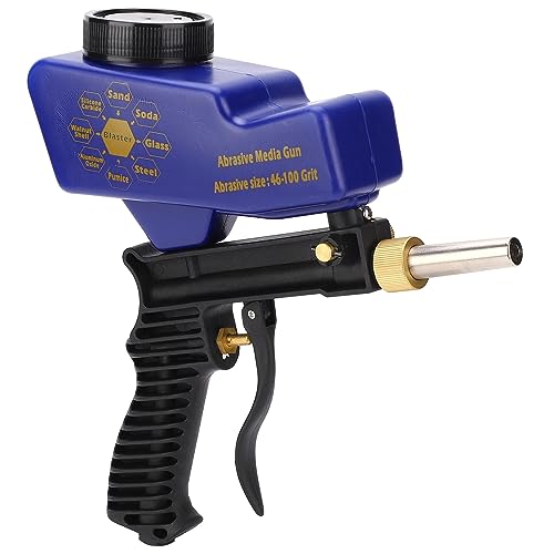 Sandstrahlpistole, Luft-Sandstrahl-Spray, Schwerkraftzufuhr, 600 Cc, 18 Unzen, Tankkapazität 7,0 Scfm, 198 L/min, 6000 U/min, Blaster-Spray-Handgerät, 2–15/16 Zoll Düsengröße von Cocoarm