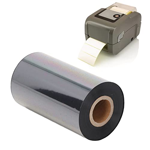 Thermotransfer-Farbband-Etikettenaufkleber, Tintenkartusche Farbband, Thermotransferband KB100 B, Thermotransferband Etikettenaufkleber Barcodedruck Zubehörteil für Drucker (110 von Cocoarm