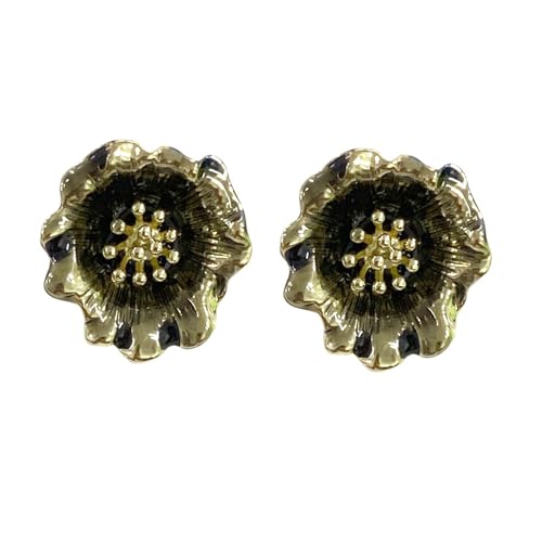 Codulu 3D-Blumenknöpfe, rund, Nähknopf, Mantel, Hemd, Ersatzknopf für Blazer, Uniform, Anzüge, Handwerk, dekorativ, 23 mm, Schwarz Codulu 3D-Blumenknöpfe, rund, Nähknopf, Mantel, Hemd, Ersatzknopf für Blazer, Uniform, Anzüge, Handwerk, dekorativ, 23 mm, Schwarz von Codulu