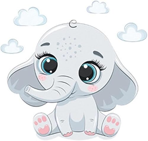 Codulu Aufnäher zum Aufbügeln, Motiv: Cartoon-Elefant, Wärmeübertragung, Applikationen, Aufkleber zum Aufbügeln für Jacken, T-Shirts, Hosen, Pullover, Jeans, Rucksäcke, 8 x 7,6 cm Codulu Aufnäher zum Aufbügeln, Motiv: Cartoon-Elefant, Wärmeübertragung, Applikationen, Aufkleber zum Aufbügeln für Jacken, T-Shirts, Hosen, Pullover, Jeans, Rucksäcke, 8 x 7,6 cm von Codulu