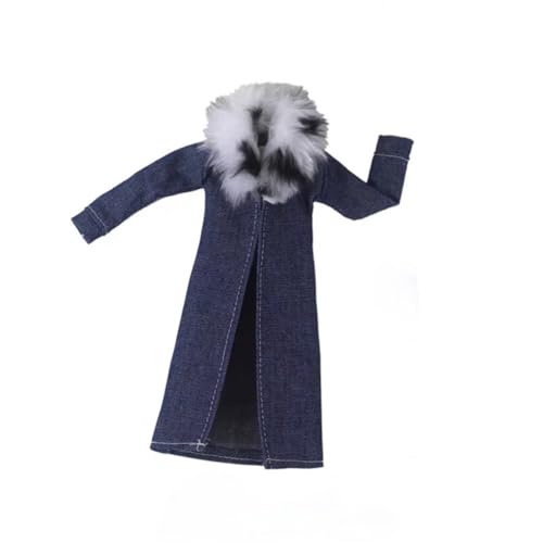 Codulu Kleidung für Puppen, 11,5 Zoll, amerikanische Puppen, 30 cm, Freizeitkleidung, Jeansmantel mit Pelzkragen, Winterkleidung für Puppen, BJD 1/6, Kinderspielzeug, 1 Stück #C Codulu Kleidung für Puppen, 11,5 Zoll, amerikanische Puppen, 30 cm, Freizeitkleidung, Jeansmantel mit Pelzkragen, Winterkleidung für Puppen, BJD 1/6, Kinderspielzeug, 1 Stück #C von Codulu