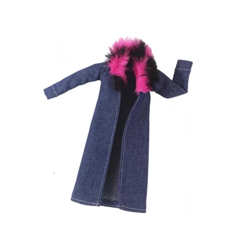 Codulu Kleidung für Puppen, 11,5 Zoll, amerikanische Puppen, 30 cm, Freizeitkleidung, Jeansmantel mit Pelzkragen, Winterkleidung für Puppen, BJD-Puppen, 1/6 Kinderspielzeug, 1 Stück #B Codulu Kleidung für Puppen, 11,5 Zoll, amerikanische Puppen, 30 cm, Freizeitkleidung, Jeansmantel mit Pelzkragen, Winterkleidung für Puppen, BJD-Puppen, 1/6 Kinderspielzeug, 1 Stück #B von Codulu