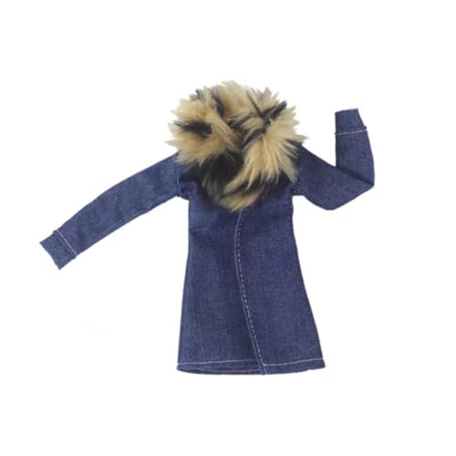 Codulu Kleidung für Puppen, 11,5 Zoll, amerikanische Puppen, 30 cm, Freizeitkleidung, Jeansmantel mit Pelzkragen, Winterkleidung für Puppen, BJD-Puppen, 1/6 Kinderspielzeug, 1 Stück #F Codulu Kleidung für Puppen, 11,5 Zoll, amerikanische Puppen, 30 cm, Freizeitkleidung, Jeansmantel mit Pelzkragen, Winterkleidung für Puppen, BJD-Puppen, 1/6 Kinderspielzeug, 1 Stück #F von Codulu