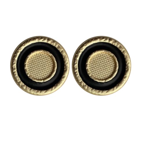 Codulu Knöpfe im Vintage-Stil, rund, zum Nähen, für Mantel, Hemd, Ersatzknopf für Kinder, Blazer, Uniform, Anzüge, Handwerk, dekorativ, 18 mm, Schwarz Codulu Knöpfe im Vintage-Stil, rund, zum Nähen, für Mantel, Hemd, Ersatzknopf für Kinder, Blazer, Uniform, Anzüge, Handwerk, dekorativ, 18 mm, Schwarz von Codulu