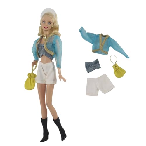 Codulu Puppen-Kleidung für 11,5 Zoll amerikanische Puppe, 30 cm Mädchenpuppe, Freizeitkleidung, Mantel, T-Shirt, Shorts, Schuhe, Sommerkleidung 1/6 BJD Spielzeug für Kinder #I Codulu Puppen-Kleidung für 11,5 Zoll amerikanische Puppe, 30 cm Mädchenpuppe, Freizeitkleidung, Mantel, T-Shirt, Shorts, Schuhe, Sommerkleidung 1/6 BJD Spielzeug für Kinder #I von Codulu
