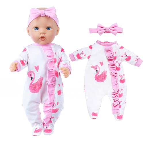 Codulu Puppenkleidung für 18 Zoll amerikanische Puppen-Blumenanzug mit Socken Shorts Kleidung und Zubehör für 43-46cm-D Puppen Codulu Puppenkleidung für 18 Zoll amerikanische Puppen-Blumenanzug mit Socken Shorts Kleidung und Zubehör für 43-46cm-D Puppen von Codulu
