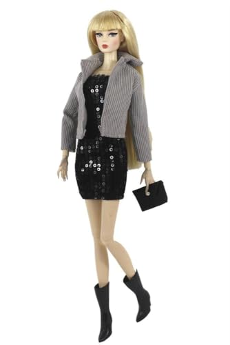 Codulu Puppenkleidung für 29,2 cm große Amerika-Puppe, 30 cm, Mädchen, Puppe, lässige Outfits, Mantel, Paillettenröcke, Kleidung, Zubehör für 1/6 BJD-Puppe, Kinderspielzeug, #D Codulu Puppenkleidung für 29,2 cm große Amerika-Puppe, 30 cm, Mädchen, Puppe, lässige Outfits, Mantel, Paillettenröcke, Kleidung, Zubehör für 1/6 BJD-Puppe, Kinderspielzeug, #D von Codulu