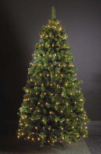 Coen Bakker 80 LED Trapez Kegel Warmweiß Netz für Weihnachtsbaum 90-130cm Lichternetz von Coen Bakker
