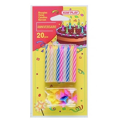 Cofalu 613 – Kerzen Geburtstag mit Basis, 20 Stück Cofalu 613 – Kerzen Geburtstag mit Basis, 20 Stück von Cofalu