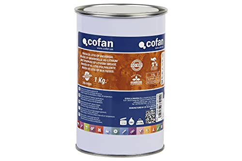 Cofan Lithiumfettkartusche | ISO 6743/9 EP | geeignet für Kupferwerke und deren Legierungen von Cofan