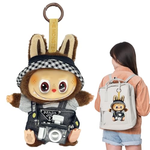 Coffee Life Plus Nabubu Puppe, 17CM Nabubu Keychain, Nabubu Monster Keychain,Enthält 17cn Plüschpuppe + Kleidung + Zubehör (A) von Coffee Life Plus