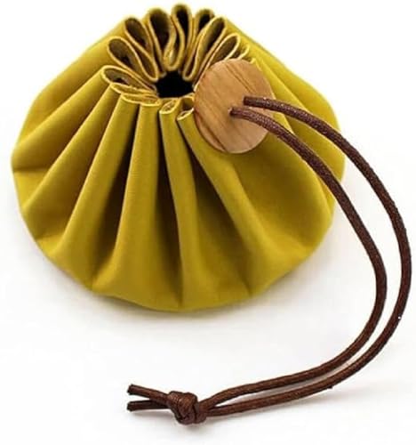 Cohana 45-049 Pouch, Holz Baumwolle Leder, Yellow, 8.5cm Cohana 45-049 Pouch, Holz Baumwolle Leder, Yellow, 8.5cm von Cohana
