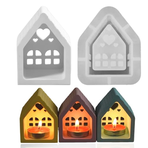 Silikonformen Gießformen Häuser Silikonform Haus Häuser Gießformen Silikon 3D Haus Kerzenhalter Silikonform Weihnachten für Kerzen, Seife, Handwerk Silikonformen Gießformen Häuser Silikonform Haus Häuser Gießformen Silikon 3D Haus Kerzenhalter Silikonform Weihnachten für Kerzen, Seife, Handwerk von Cohentbliss