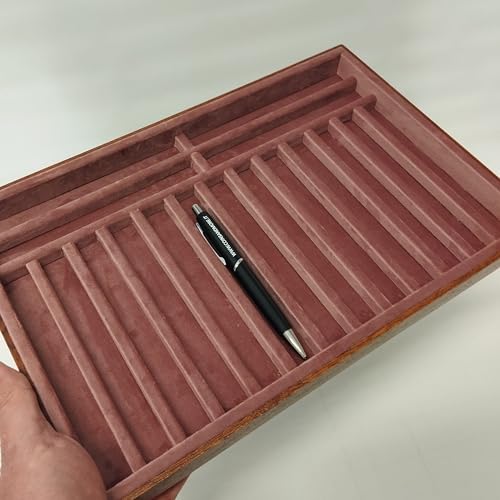 Coins&More Tablett für Füllfederhalter Sammler Präsentationsablage (NOC-PNK) von Coins&More