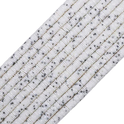 COIRIS 3400 Stück Mixcolor Vinyl Heishi Perlen Umweltfreundlich Handgemachtes Polymer 6 mm Ton Zwischenperlen für Surfer Chocker Halskette Armband Ohrringe Schmuckherstellung(RT-B02Mix) COIRIS 3400 Stück Mixcolor Vinyl Heishi Perlen Umweltfreundlich Handgemachtes Polymer 6 mm Ton Zwischenperlen für Surfer Chocker Halskette Armband Ohrringe Schmuckherstellung(RT-B02Mix) von Coiris