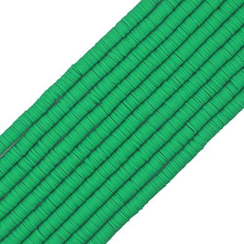 COIRIS Heishi-Perlen, 3400 Stück, gemischte Farben, aus Vinyl, umweltfreundlich, handgefertigt, 6 mm, Abstandshalter für Surfer, Chocker, Halskette, Armband, Ohrringe, Schmuckherstellung (RT-Green-6) COIRIS Heishi-Perlen, 3400 Stück, gemischte Farben, aus Vinyl, umweltfreundlich, handgefertigt, 6 mm, Abstandshalter für Surfer, Chocker, Halskette, Armband, Ohrringe, Schmuckherstellung (RT-Green-6) von Coiris