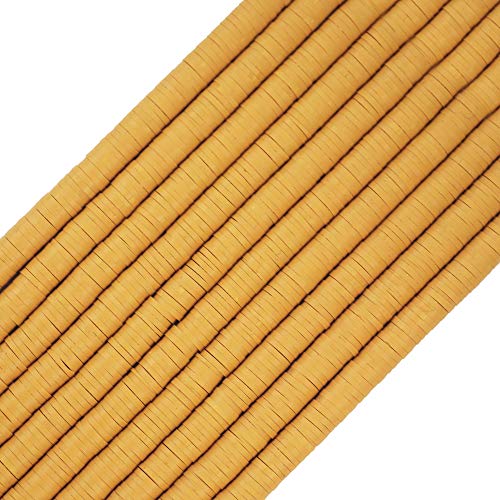 COIRIS Heishi-Perlen, 3400 Stück, gemischte Farben, aus Vinyl, umweltfreundlich, handgefertigt, 6 mm, Abstandshalter für Surfer, Chocker, Halskette, Armband, Ohrringe, Schmuckherstellung (RT-Khaki-6) COIRIS Heishi-Perlen, 3400 Stück, gemischte Farben, aus Vinyl, umweltfreundlich, handgefertigt, 6 mm, Abstandshalter für Surfer, Chocker, Halskette, Armband, Ohrringe, Schmuckherstellung (RT-Khaki-6) von Coiris