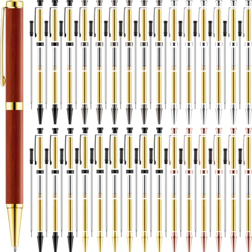 Colarr 30-teiliges Slimline-Stift-Set, Holzdrehstift-Set mit Nachfüll-Drehmaschine, Drehzubehör für Heimwerker, Bürobedarf, Freunde, Geschenke (mehrfarbig) von Colarr