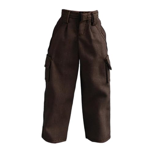 Colcolo 1/12 Actionfigur-Kleidung, Anziehhose, Mini, Freizeitkleidung, Miniatur-Kleidung, Puppenkostüm-Zubehör für 6" männliche Figuren, Puppen, Braun Colcolo 1/12 Actionfigur-Kleidung, Anziehhose, Mini, Freizeitkleidung, Miniatur-Kleidung, Puppenkostüm-Zubehör für 6" männliche Figuren, Puppen, Braun von Colcolo