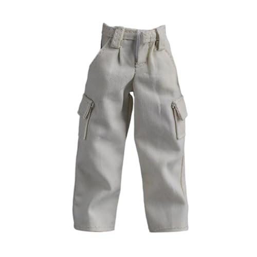 Colcolo 1/12 Actionfigur-Kleidung, Anziehhose, Mini, Freizeitkleidung, Miniatur-Kleidung, Puppenkostüm-Zubehör für 6" männliche Figuren, Puppen, Weiß Colcolo 1/12 Actionfigur-Kleidung, Anziehhose, Mini, Freizeitkleidung, Miniatur-Kleidung, Puppenkostüm-Zubehör für 6" männliche Figuren, Puppen, Weiß von Colcolo