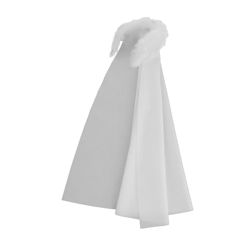 Colcolo 1/12 Actionfiguren-Kleidung, Puppenkostüm-Zubehör, Umhang, Unisex-Miniaturkleidung für 6 Zoll große männliche und weibliche Figuren, Puppen, Weiß von Colcolo