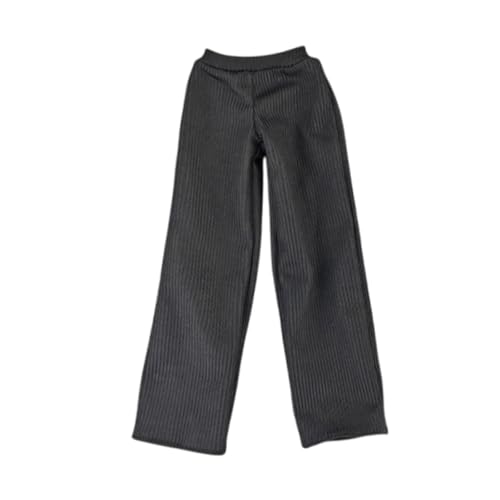 Colcolo 1/6 Puppe Hosen Mini Weites Bein Lässige Sport Lose Dress up Figur Kleidung für 12 Zoll Weibliche Action-Figuren Kostüm, Schwarz Colcolo 1/6 Puppe Hosen Mini Weites Bein Lässige Sport Lose Dress up Figur Kleidung für 12 Zoll Weibliche Action-Figuren Kostüm, Schwarz von Colcolo