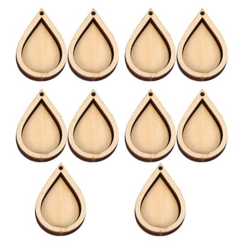 Colcolo 10 x Mini-Stickrahmen aus Holz, Ringe, Holzrahmen, Stickrahmen, DIY-Werkzeug für Schlüsselanhänger, Rahmen, Basteln, Anhänger, Heimdekoration, Wassertropfen Colcolo 10 x Mini-Stickrahmen aus Holz, Ringe, Holzrahmen, Stickrahmen, DIY-Werkzeug für Schlüsselanhänger, Rahmen, Basteln, Anhänger, Heimdekoration, Wassertropfen von Colcolo