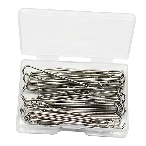 Colcolo 100 Gabelstifte zum Quilten, Metallstifte, Doppelblockierstifte schneidern, U-Haken Stricken Schmuckherstellung Handarbeiten für Schneiderin, 23x6mm Colcolo 100 Gabelstifte zum Quilten, Metallstifte, Doppelblockierstifte schneidern, U-Haken Stricken Schmuckherstellung Handarbeiten für Schneiderin, 23x6mm von Colcolo
