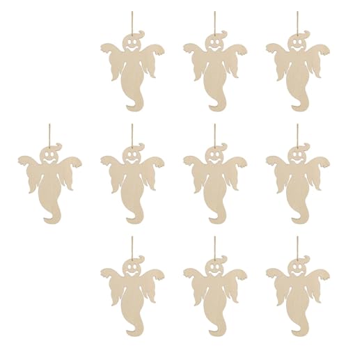 Colcolo 10x Halloween Blank Cutouts Scheiben Halloween Holzscheiben Zubehör Horror DIY Dekorationen Holzornamente für Geburtstagsparty Colcolo 10x Halloween Blank Cutouts Scheiben Halloween Holzscheiben Zubehör Horror DIY Dekorationen Holzornamente für Geburtstagsparty von Colcolo