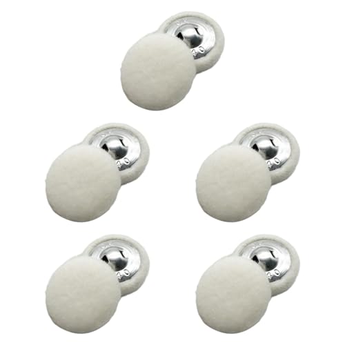 Colcolo 10x Stofftuch bedeckte Knöpfe 20mm Hochzeit DIY Dekorative Schaftknöpfe nähen für Jacken Kleidungs Kleid Pullover, Weiß Colcolo 10x Stofftuch bedeckte Knöpfe 20mm Hochzeit DIY Dekorative Schaftknöpfe nähen für Jacken Kleidungs Kleid Pullover, Weiß von Colcolo