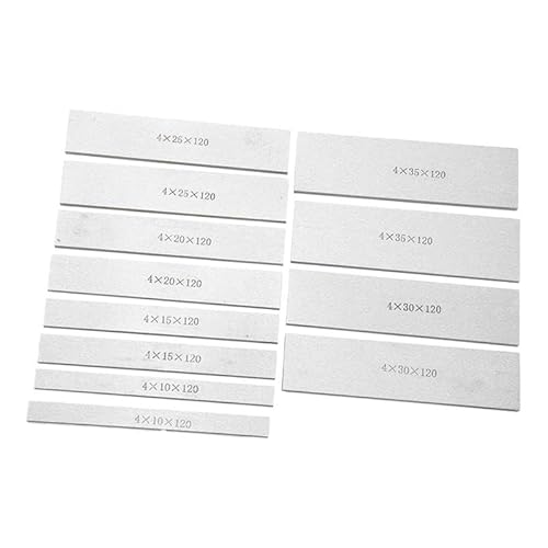 Colcolo 12-teiliges Parallelblock-Set, Zubehör, verschleißfest, praktisch, tragbar, Parallel-Pad, Messblock-Set, Werkzeugset für Schraubstock von Colcolo