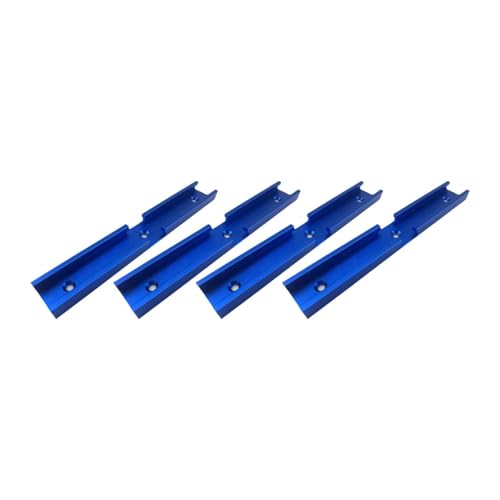 Colcolo 4 Stücke Holzbearbeitung T Tracks Intersection Slot Tracks Mitre -Gauge -Doppel -Cut -Jig -Profil T Slot für DIY Workshop Routertisch, Blau Colcolo 4 Stücke Holzbearbeitung T Tracks Intersection Slot Tracks Mitre -Gauge -Doppel -Cut -Jig -Profil T Slot für DIY Workshop Routertisch, Blau von Colcolo