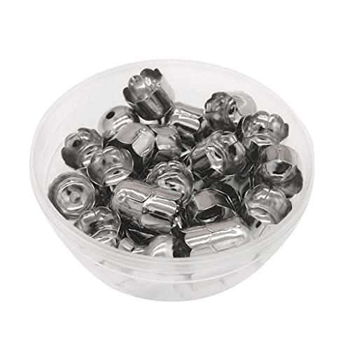 Colcolo 45 Stücke Endkappen Schmuck Eisen 10mm Cord Endkappe Erkenntnisse, Silber, 10mm Colcolo 45 Stücke Endkappen Schmuck Eisen 10mm Cord Endkappe Erkenntnisse, Silber, 10mm von Colcolo