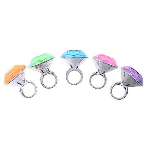 Colcolo 5 Stücke Bunte Diamantringe Favor Spielzeug Kinder Party Tasche Füllstoffe Colcolo 5 Stücke Bunte Diamantringe Favor Spielzeug Kinder Party Tasche Füllstoffe von Colcolo