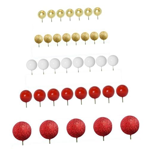 Colcolo 50 Stück Kuchen -Top -Bälle Schaumkugeln 2/2,5/3/4 cm Mini -Luftballons Kuchendekorationen für Jubiläumsfeierlichkeiten Engagement, Rot Colcolo 50 Stück Kuchen -Top -Bälle Schaumkugeln 2/2,5/3/4 cm Mini -Luftballons Kuchendekorationen für Jubiläumsfeierlichkeiten Engagement, Rot von Colcolo