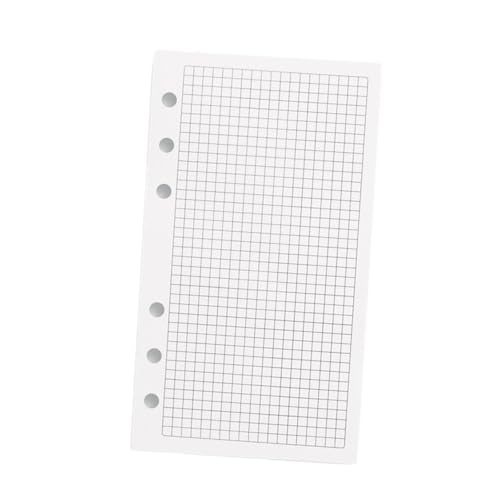 Colcolo A6-Planer-Nachfüllpapier, loses, Mehrzweck-Tagebucheinlagen mit 6 Löchern, für Tagebücher, A6-Binder-Notizbücher, Netz von Colcolo