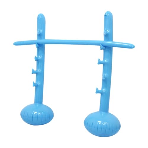 Colcolo Aufblasbare Hochsprungstange, Spiel-Requisite, tragbare Neuheit, lustige Aktivität, aufblasbarer Pfosten für Outdoor-Spielzeug für Familientreffen, Blau von Colcolo