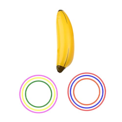 Colcolo Aufblasbares Bananenring -Wurf Game Decor Leichtes Schwimmbadspielzeug werfen Spiel für Aktivitäten Dessous Party Yard Strand, 1 Aufblasbare Banane Colcolo Aufblasbares Bananenring -Wurf Game Decor Leichtes Schwimmbadspielzeug werfen Spiel für Aktivitäten Dessous Party Yard Strand, 1 Aufblasbare Banane von Colcolo