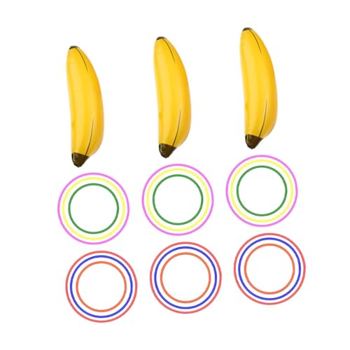 Colcolo Aufblasbares Bananenring -Wurf Game Decor Leichtes Schwimmbadspielzeug werfen Spiel für Aktivitäten Dessous Party Yard Strand, 3 Aufblasbare Bananen Colcolo Aufblasbares Bananenring -Wurf Game Decor Leichtes Schwimmbadspielzeug werfen Spiel für Aktivitäten Dessous Party Yard Strand, 3 Aufblasbare Bananen von Colcolo
