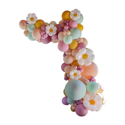 Colcolo Ballon-Girlanden-Bogen-Set, Latex-Luftballons, Party-Luftballons, Pastell-Luftballons für Hochzeit, Verlobung, Muttertags-Party-Dekoration, 140 Stück von Colcolo